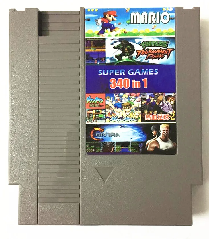 Другое 340 в 1 патрон игры для NES, contra 123678 Double Dragon 1234 робокоп 123 Ninja Turtles 1 4 осел KONG1234 - Цвет: Другое