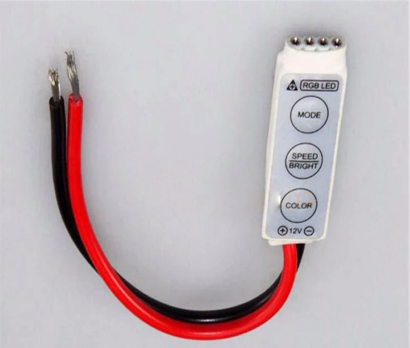 

LED 3 Keys IR Remote Dimmer Controller Wireless For 3528 5050 RGB SMD Strips New Led RGB Wireless Controller