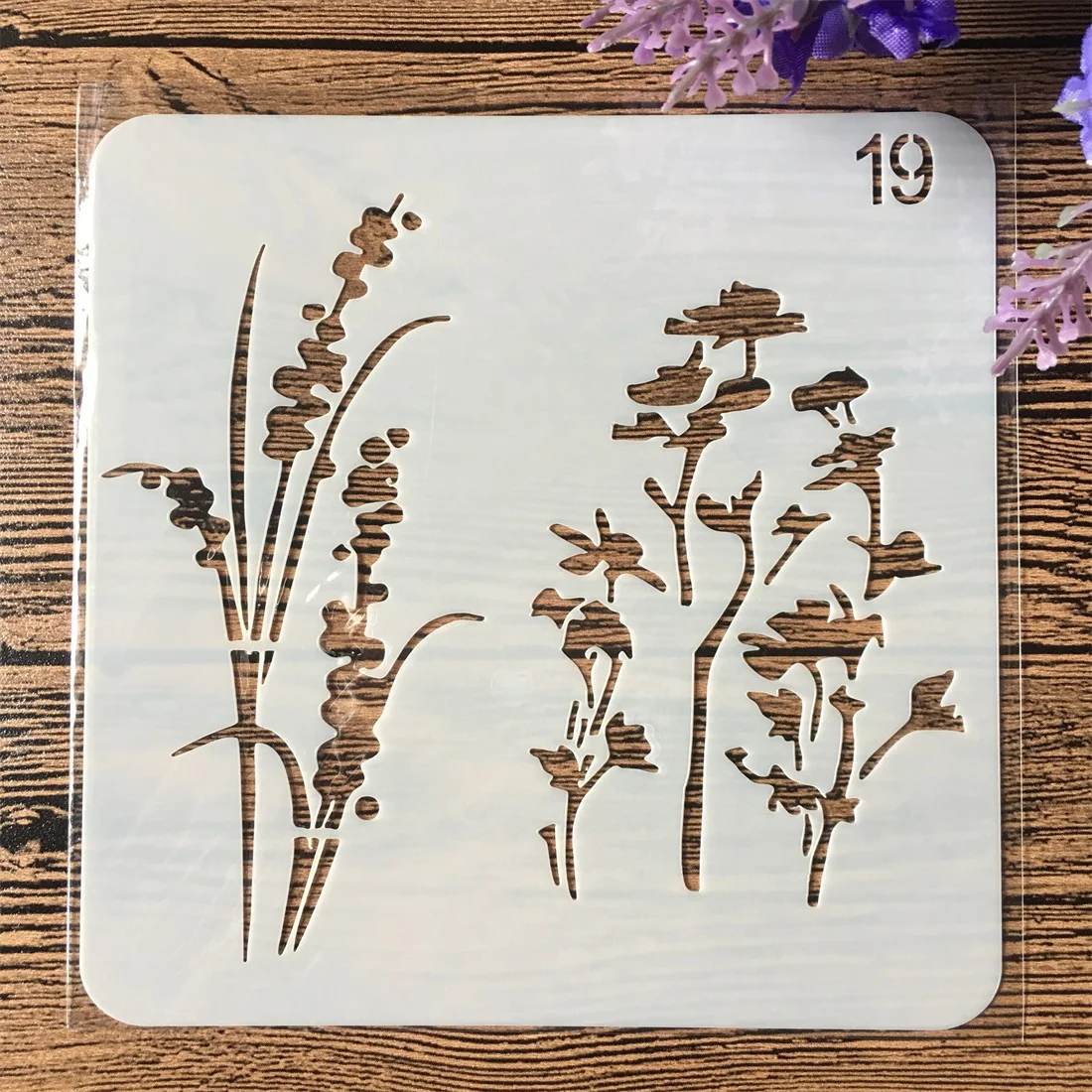 1 шт цветок листья DIY наслоения Трафареты настенная живопись записки окраска