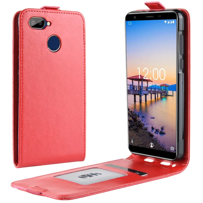 Oukitel C11 Pro Чехол Oukitel C11Pro Чехол Флип Роскошный кошелек из искусственной кожи сумка чехол для телефона для Oukitel C11 Pro C11Pro чехол 5,45 - Цвет: Red