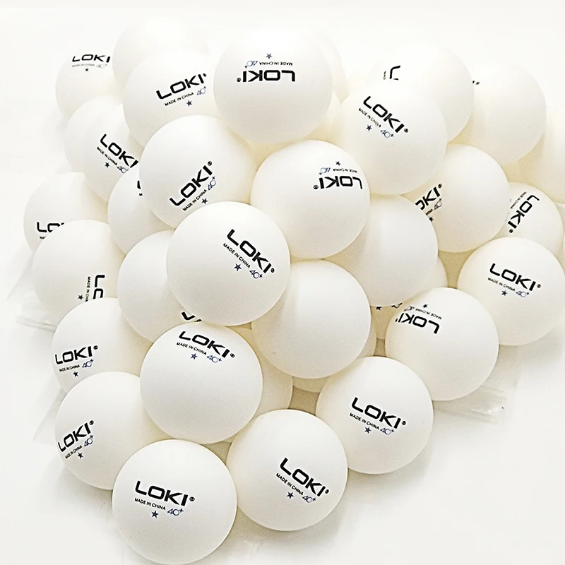 

LOKI 30pcs/pack 1 Star White Table Tennis Balls 40+mm ABS New Material Seamed Ping Pong Balls