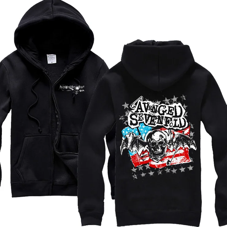 4 вида стилей Avenged Sevenfold A7X хлопок с черепом в стиле панк рок худи зимняя куртка для