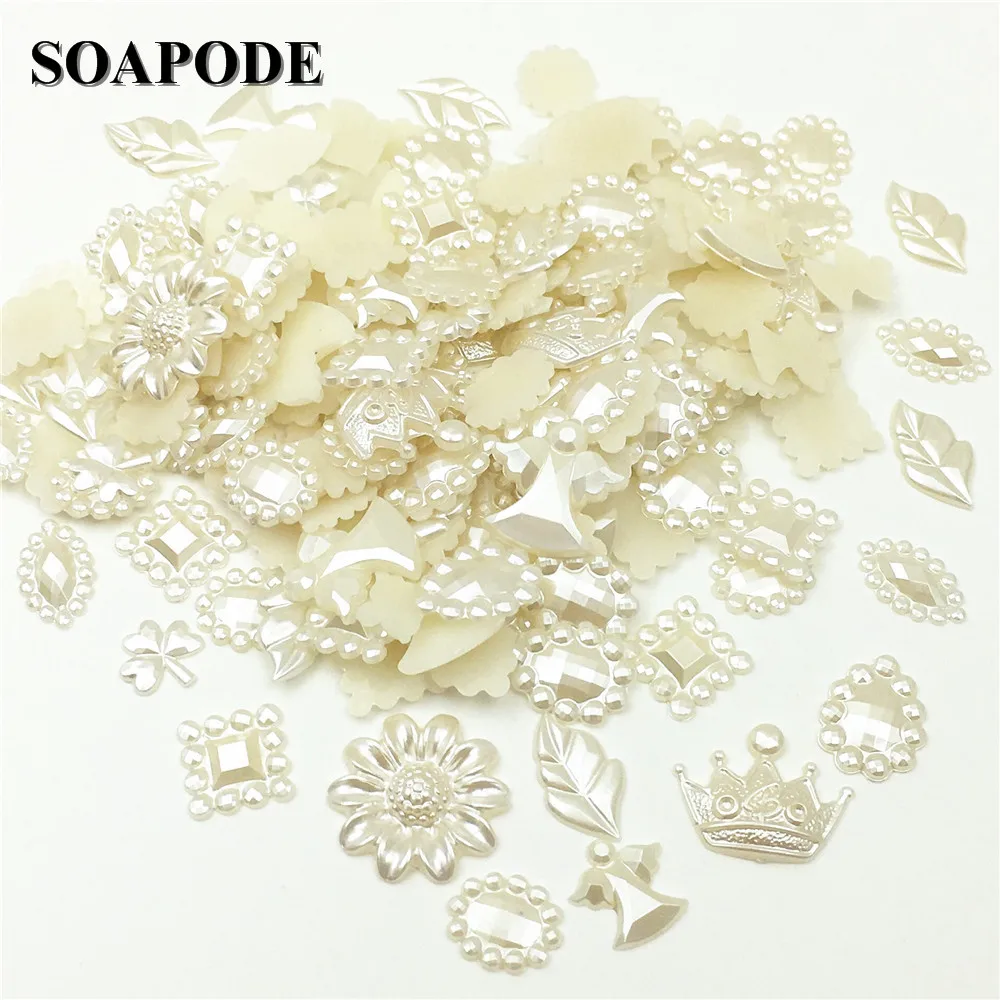 Новое поступление бусины разных цветов цвета слоновой кости из АБС-пластика с