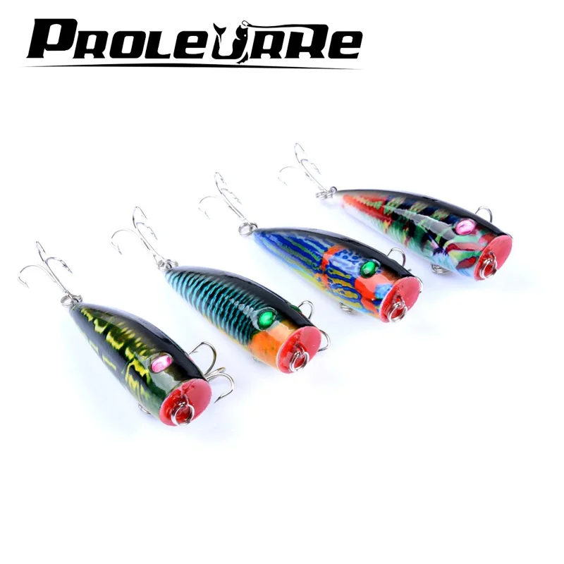 1 шт. воблеры Topwater приманка для рыбной ловли Pescara плавающие попперы приманки 4