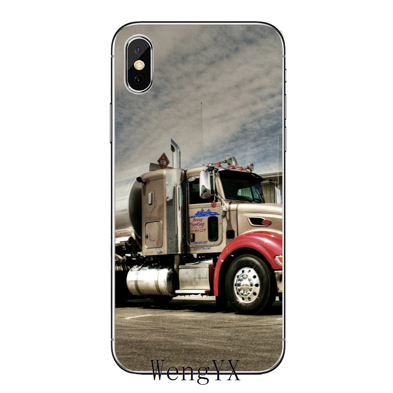 Модный супер крутой грузовик для Apple IPhone X XR XS Max 8 7 plus 6s 6 plus SE 5s 5c 5 4s 4 TPU мягкий чехол для телефона - Цвет: cool-Truck-A-11