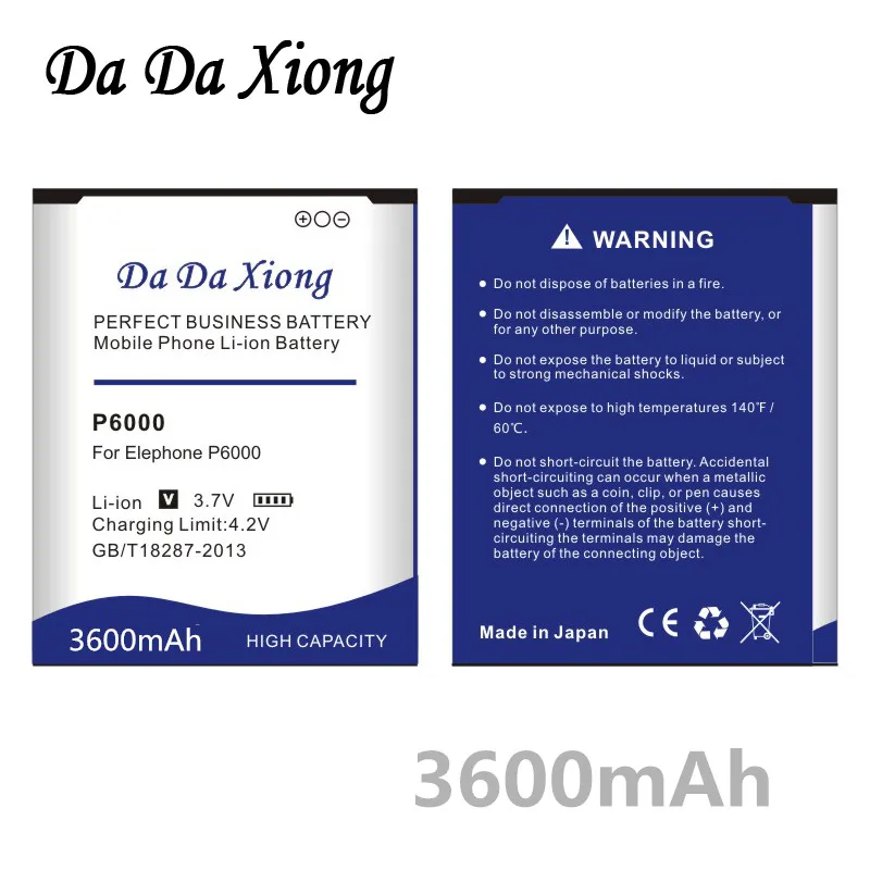 

DaDaXiong 3600mAh P6000 Pro Battery For Elephone P6000pro