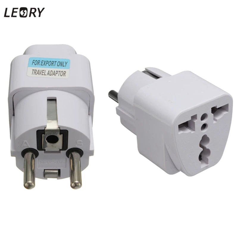 LROEY 2шт Международный дорожный универсальный адаптер конвертер AU US UK to EU вилка AC