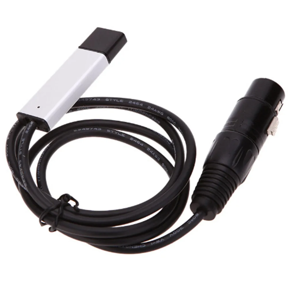 Светодиодный DMX512 компьютер с CD этап Переходник USB к интерфейс DMX прочный кабель