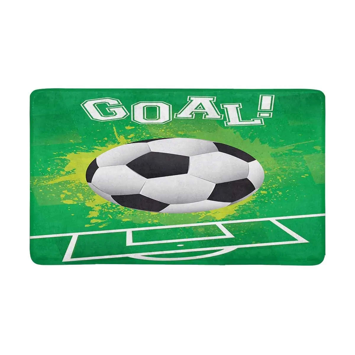 Football Soccer Indoor Doormat Non Slip Front Entrance Door Mat Rug | Дом и сад