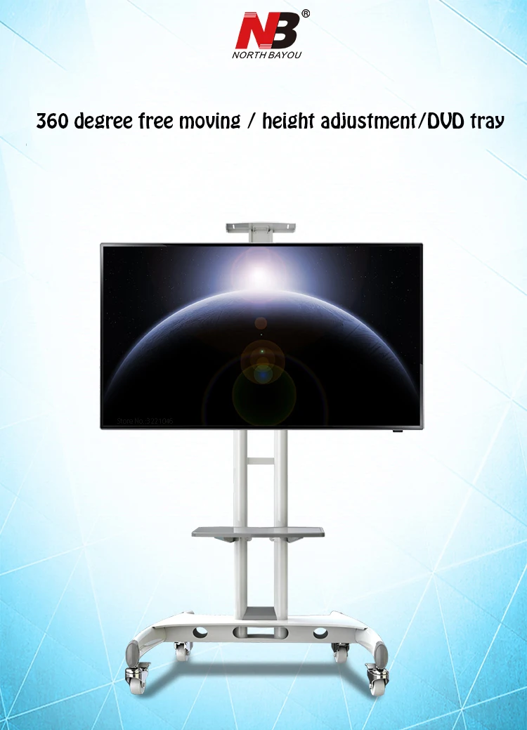 AVA1500 60 1P мобильный ТВ корзина 32 &quot 65&quot плоская панель LED LCD плазменный Стенд с