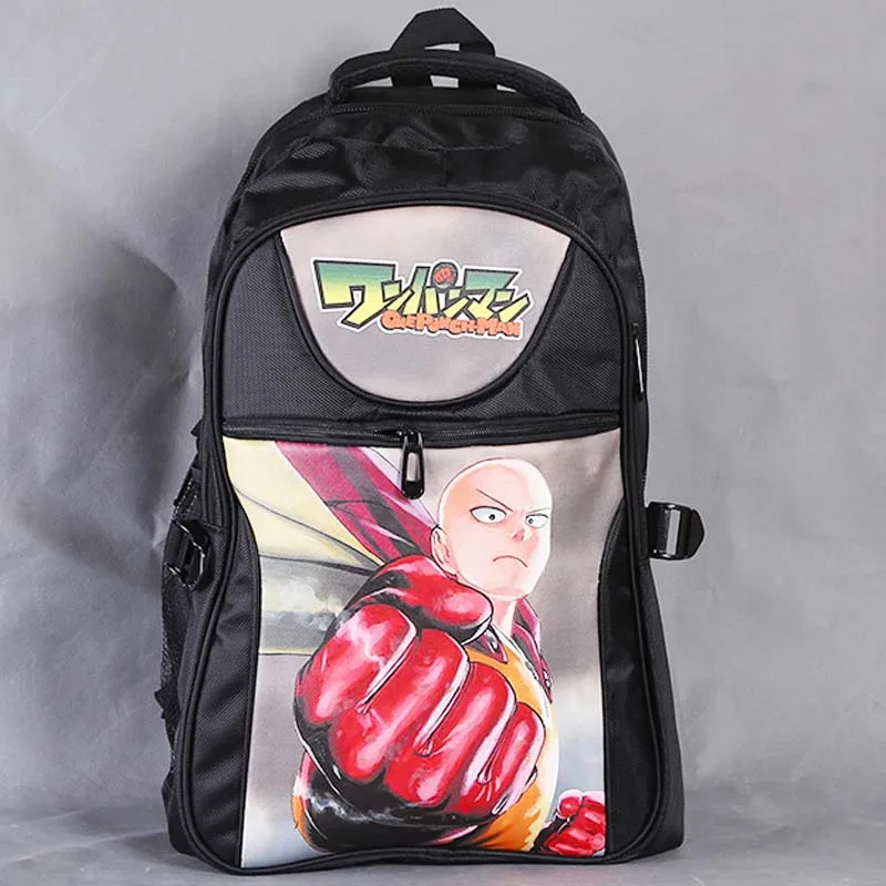 Рюкзак для ноутбука с аниме One Punch Man САЙТАМА сенсей рюкзак двумя плечами школьная
