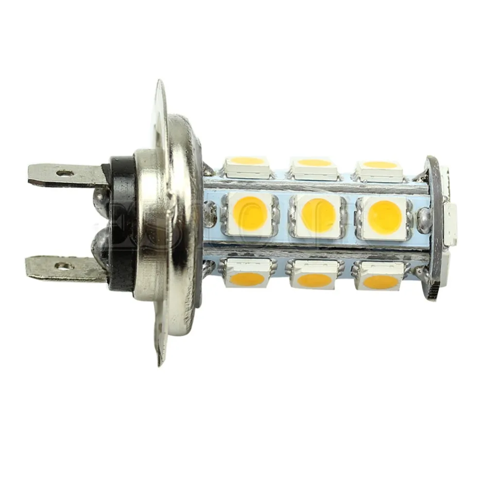 

H7 Warm White 18-SMD 5050 LED Car vehicle Bulbs Fog Driving Daytime Light Lamp