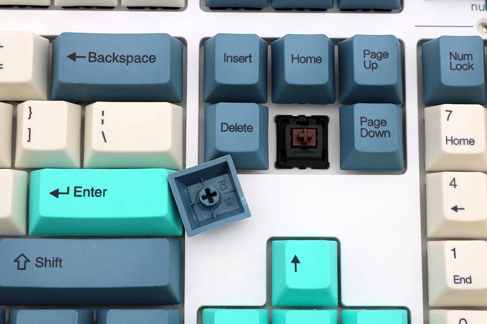 108 клавиш сублимированный pbt брелок для механической клавиатуры Cherry filco Ducky keycap Вишневый профиль продаются только брелки