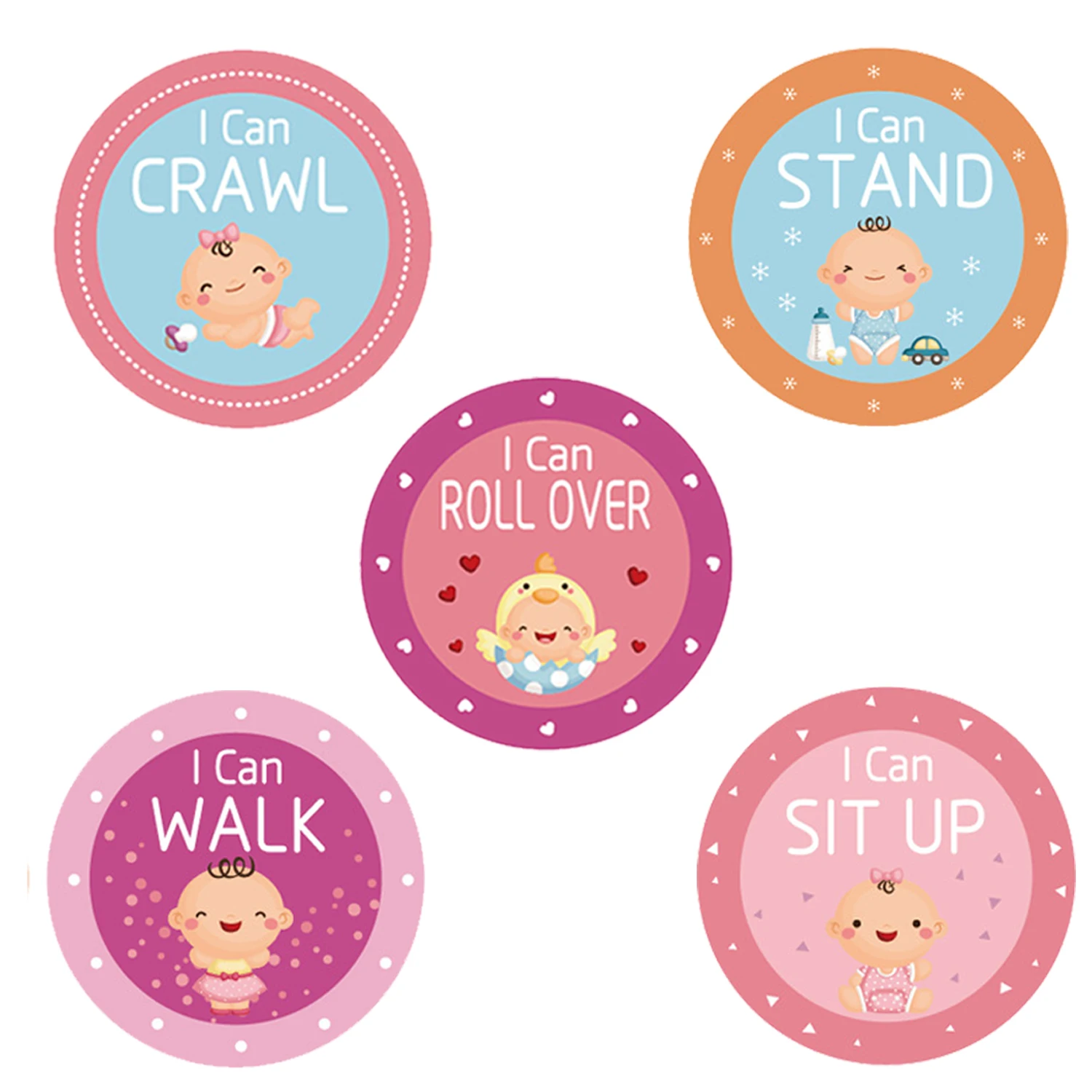 12 шт./18 шт./лот Детские ежемесячные наклейки 12-месячное одеяло для фотографий