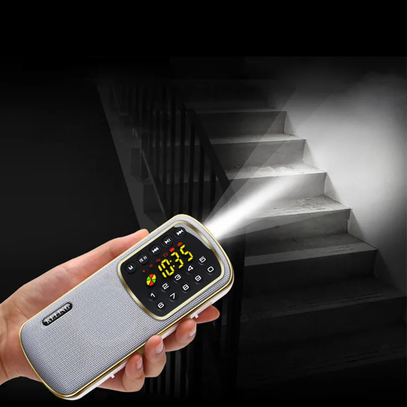 Motion Mini портативное радио портативные цифровые колонки перезаряжаемый FM USB TF MP3