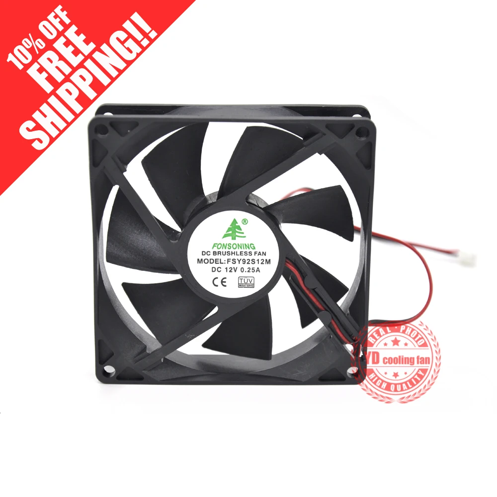 Новый охлаждающий вентилятор для FONSONING FSY92S12M 9025 12V 0.25A 9 см|cooling fan|fan cooling9cm fan |