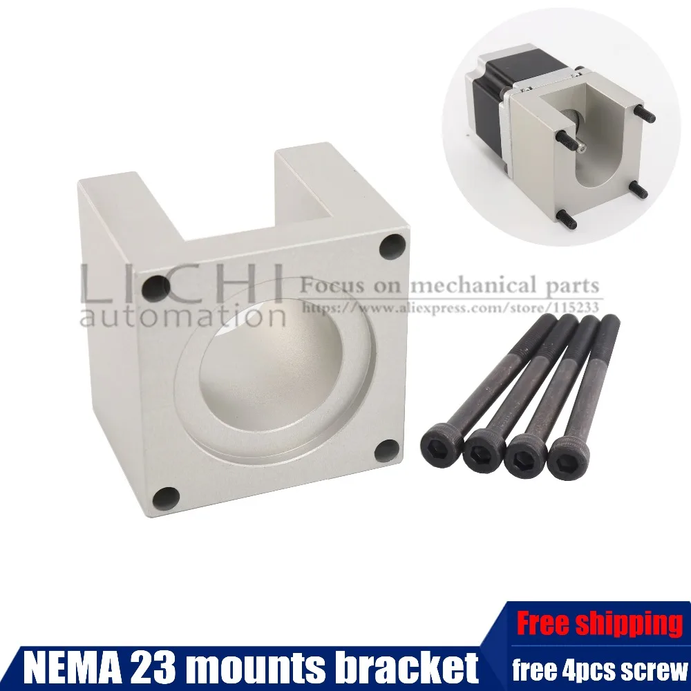 Бесплатная доставка 23 шагового двигателя аксессуары Поддержка кронштейн