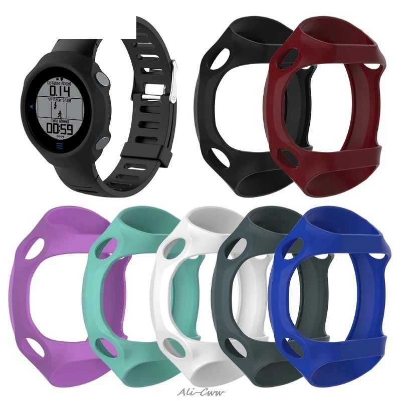 1 шт Ультра светильник вес силиконовый защитная рамка чехол Крышка для Garmin Forerunner 610 часы для занятий спортом