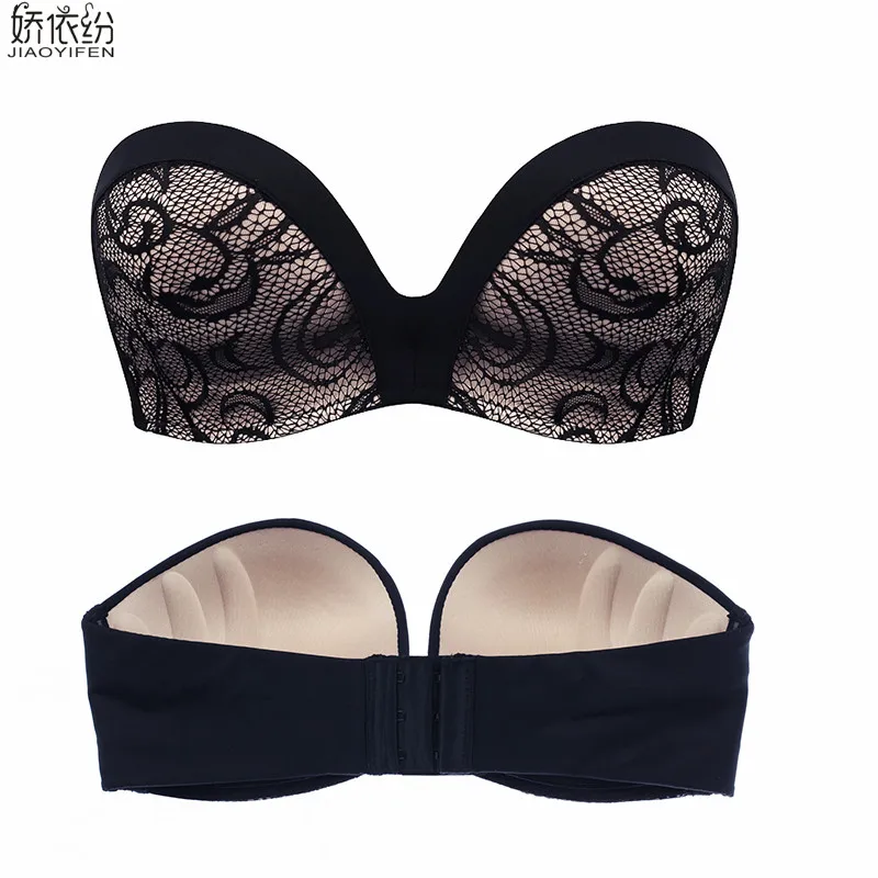 Женский комплект кружевного нижнего белья с чашками пуш ап|lingerie push up|invisible brapush up |