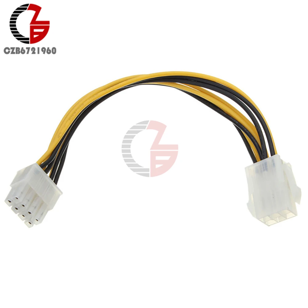 Кабель преобразователя питания PCI Express 6 контактный разъем Feamle на 8 видеокарта ЦП