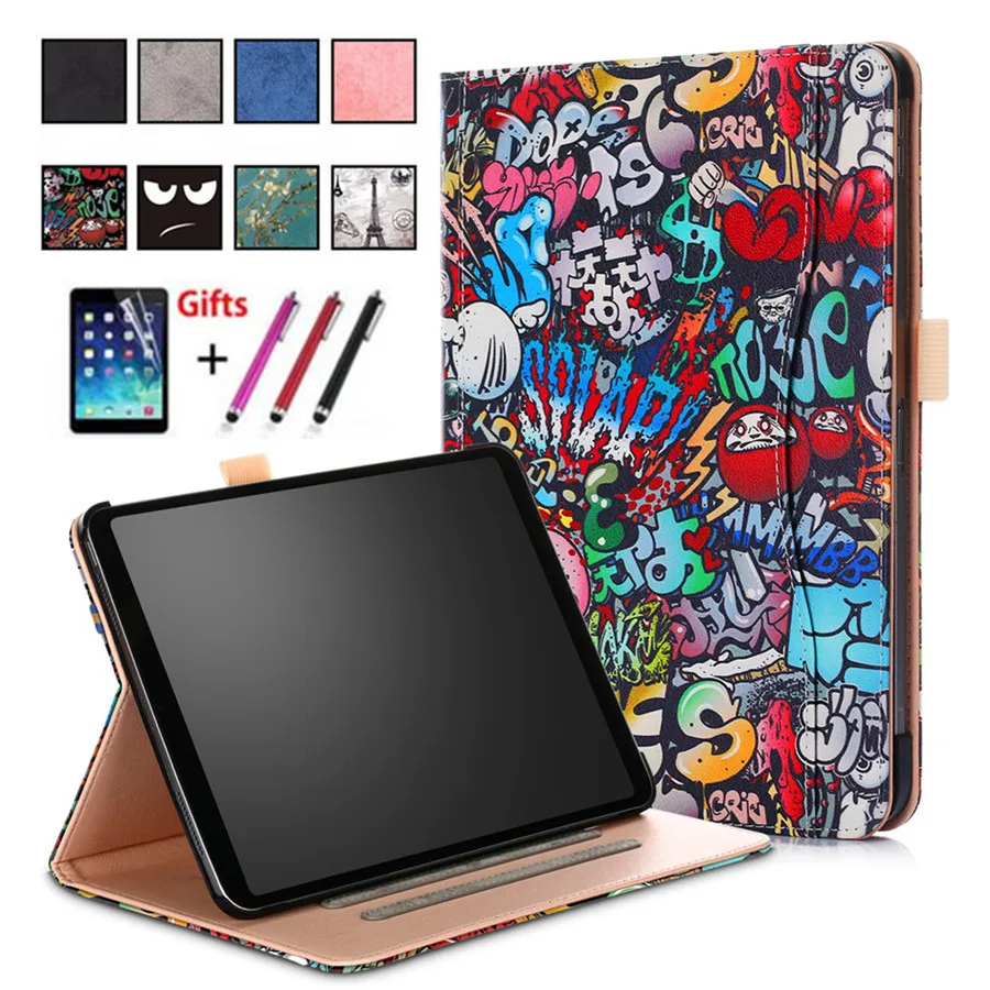 Чехол для iPad Pro 1"() Smart Cover Funda Skin для нового iPad Pro 11 дюймов ручной держатель подставка Coque Shell+ пленка+ стилус