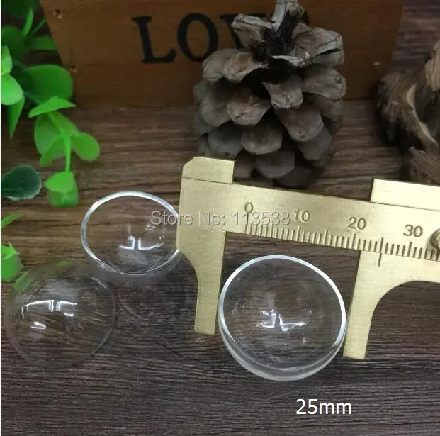 100 шт. стеклянные подвески для ювелирных изделий 25 мм|vial pendant|glass globeglass globe bubble |