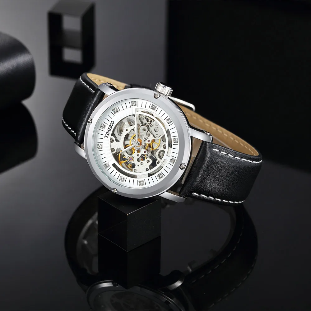 2017 TIME100 мужские Механические часы Автоматические с автоподзаводом ажурный