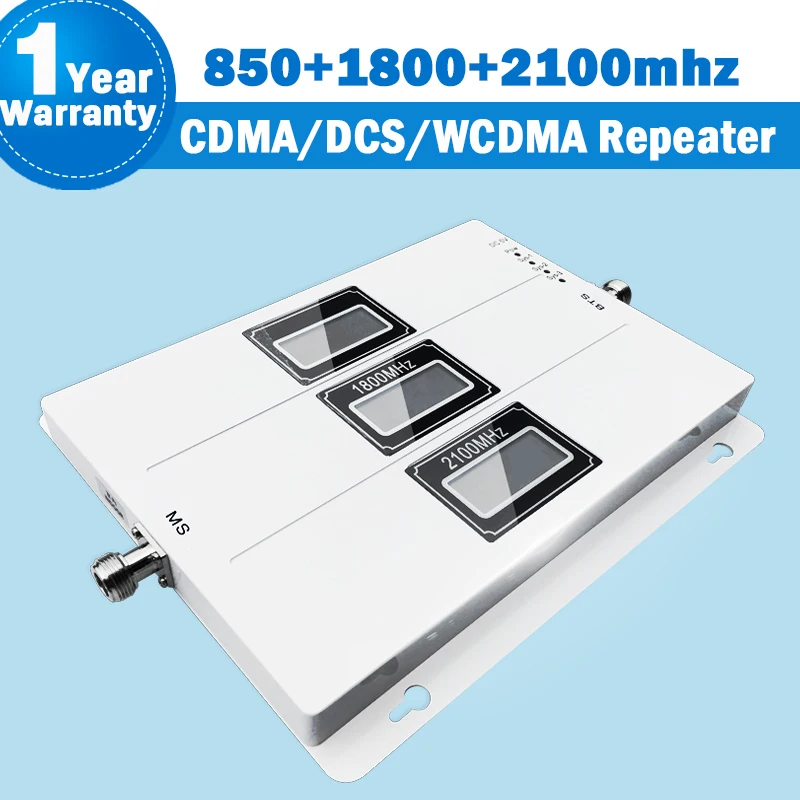Lintratek 850/1800/2100 мГц Группа 1 и 3 5 Репитер сигнала мобильного телефона CDMA + DCS WCDMA 2 г 3g Сотовая связь усилитель с