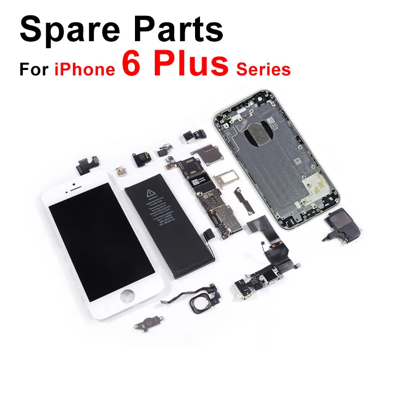 10 шт./лот для iPhone 6 plus запасные части Главная Кнопка задняя камера зарядное