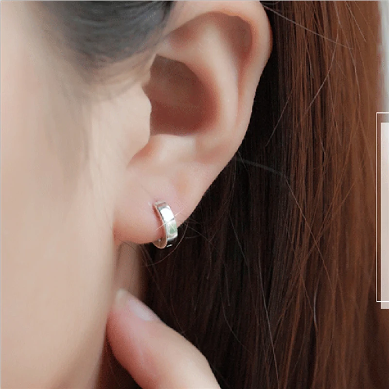 Темпераментные дикие гладкие серьги предотвращающие аллергию с пряжкой для