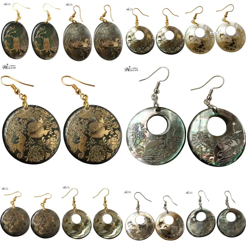 Бесплатная доставка Модные женские ювелирные изделия перламутровые ракушки