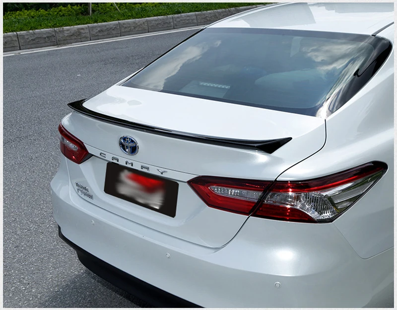 Для Toyota Camry, спойлер, высокое качество, абс материал, заднее крыло, грунтовка, цвет, задний спойлер для Toyota Camry, спойлер