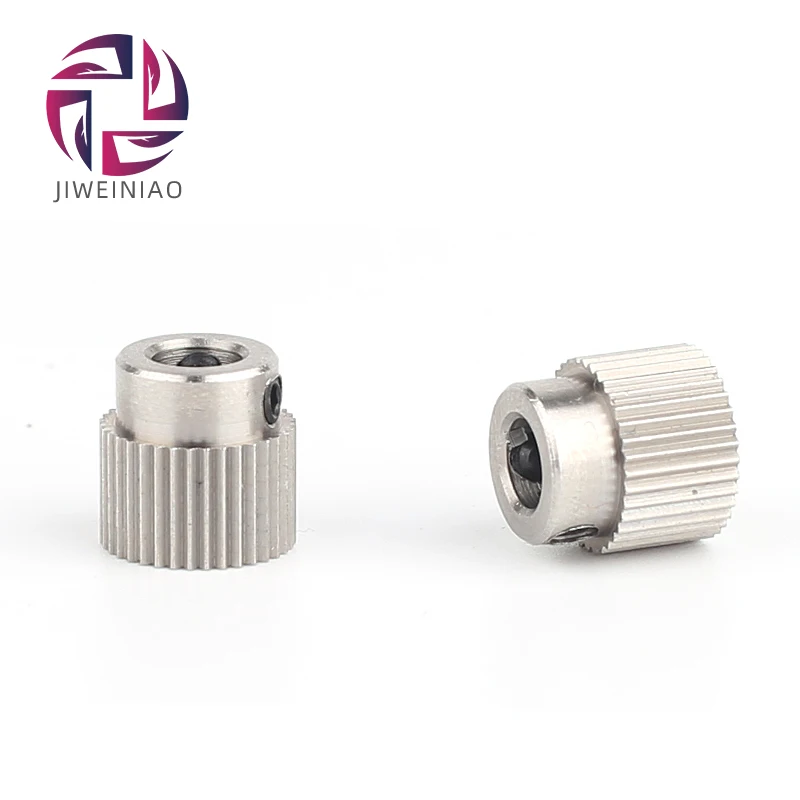 5pcs/lot MK7 MK8 Gear 36tooth Bore 5mm Extruder Feeder Driver Pulley 3D Printers Parts Stainless Steel Teeth Wheels Tooth Part | Компьютеры
