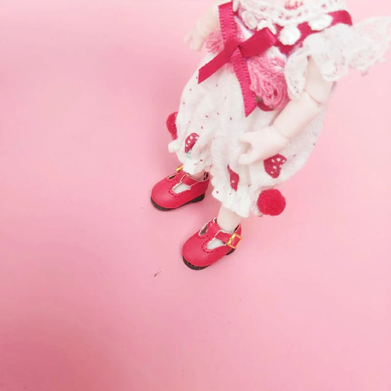OB11 обувь Wild T-shoes для 1/12 BJD кукольная Обувь Аксессуары кукол 5 цветов длина 2 см мини