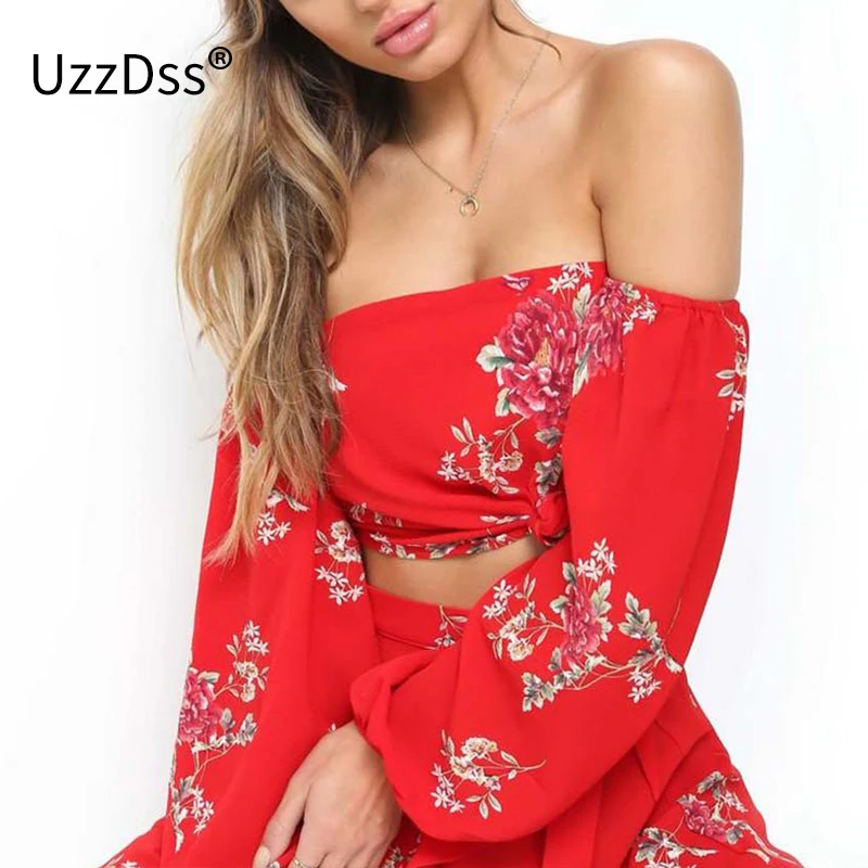 Комплект из двух предметов UZZDSS женское повседневное пляжное шифоновое платье с