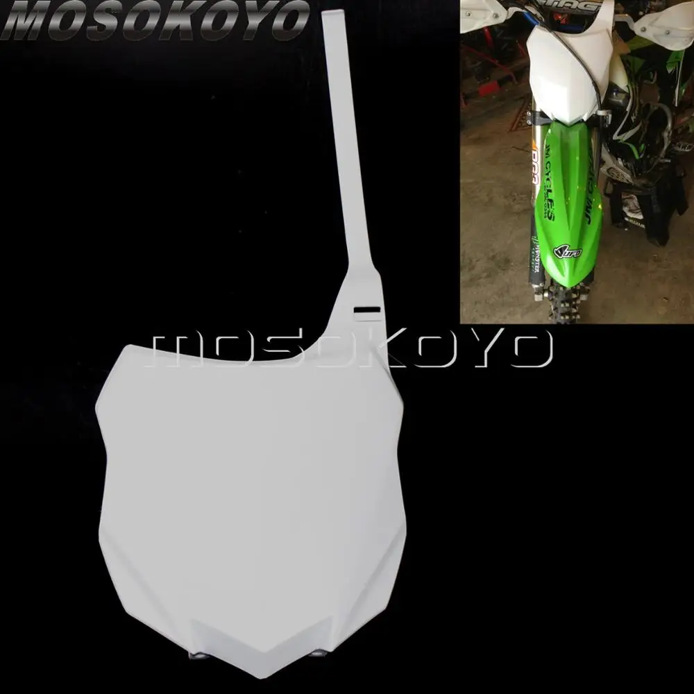 Передняя номерная пластина для мотокросса MX Enduro Kawasaki KX250F KX450F KXF 250 450 2013 2016 PP