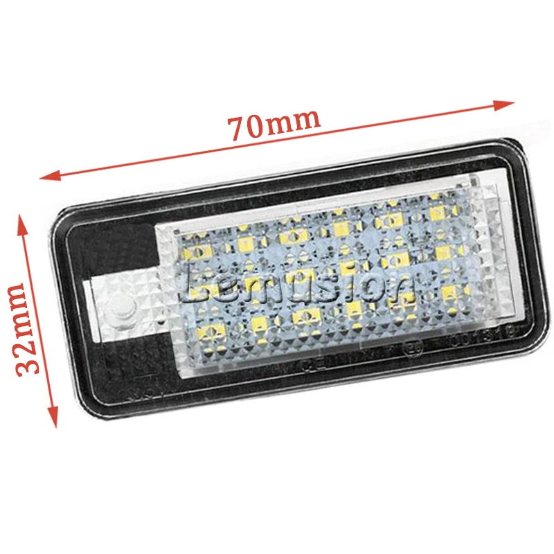 1 пара Автомобильный светодиодный номерной знак светильник 12V SMD СВЕТОДИОДНЫЙ