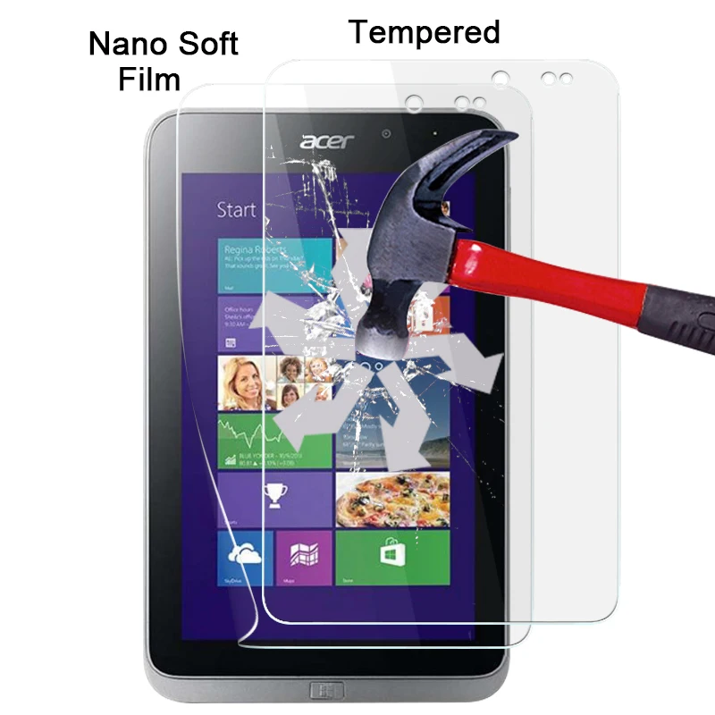 Взрывозащищенная нано мягкая пленка для Acer Icona W4 820 Защитная экрана 8 0 дюйма