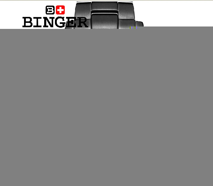 Швейцарские мужские часы люксовый бренд наручные часы фирмы Binger, кварцевые часы из нержавеющей стали водонепроницаемые 100 м BG-0401
