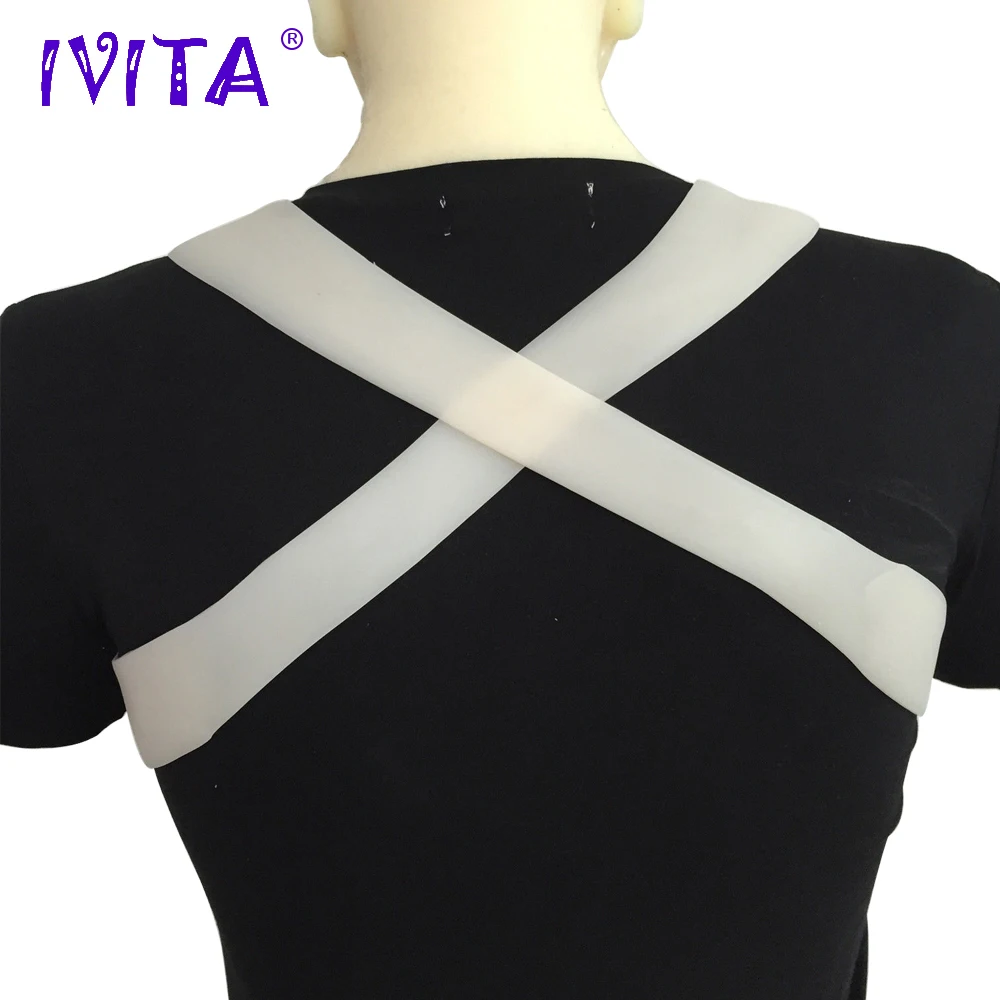 Реалистичная силиконовая форма для груди IVITA 1400 г грудь трансвеститов