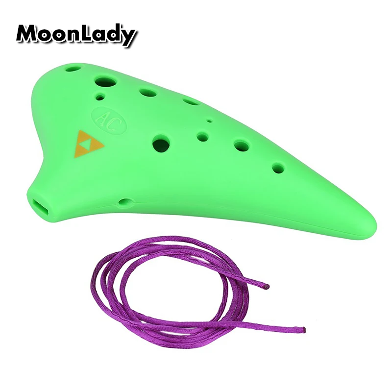 Окарина из АБС пластика 12 отверстий флейта альт с музыкальный инструмент для