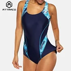 Аттракцион цельный женский спортивный купальные Костюм спортивный купальник монокини с цветными блоками пляжный купальный костюм бикини монокини с открытой спиной