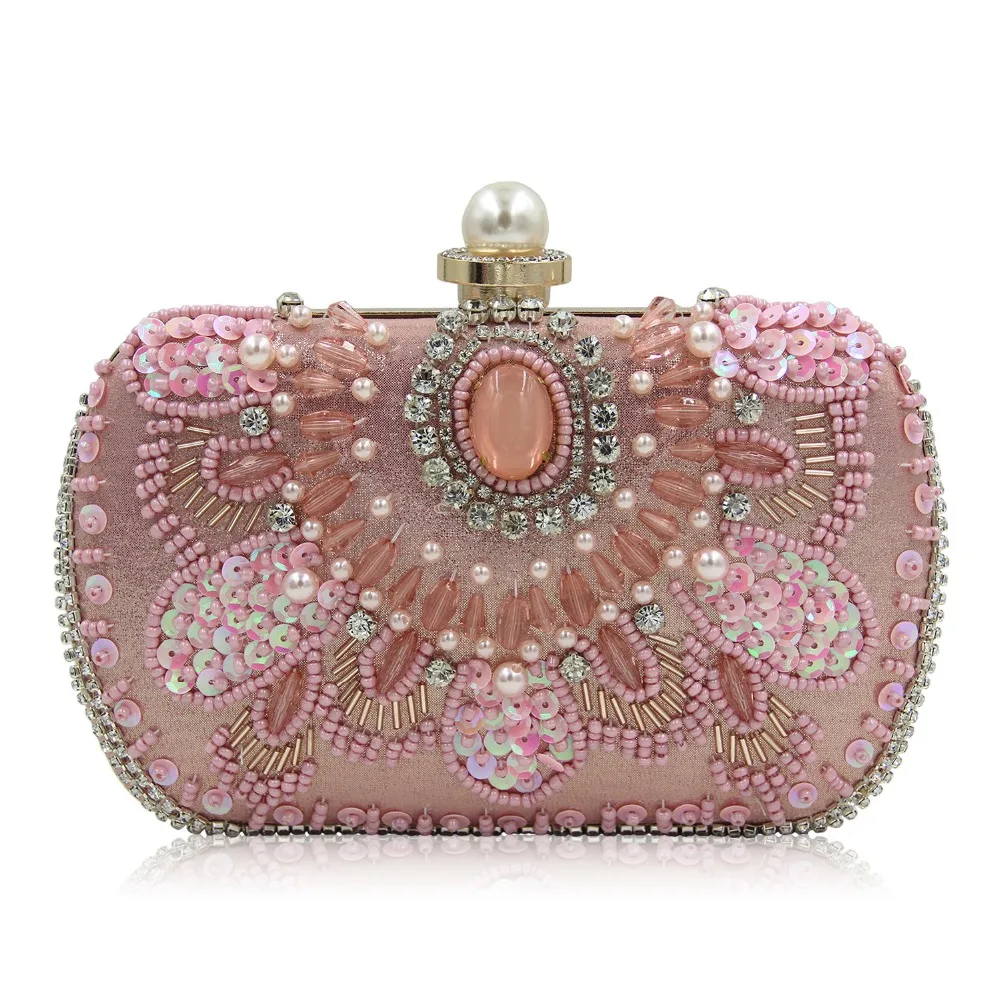 Женская вечерняя сумочка Для женщин Diamond Перл сцепления Кристалл день Кошелек