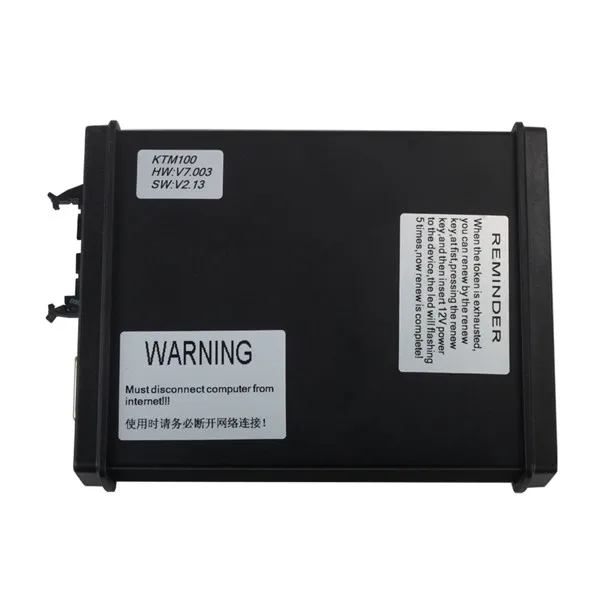 V2.13 FW V7.003 KTM100 KTAG ECU программирующий инструмент Master Version с неограниченным маркером |