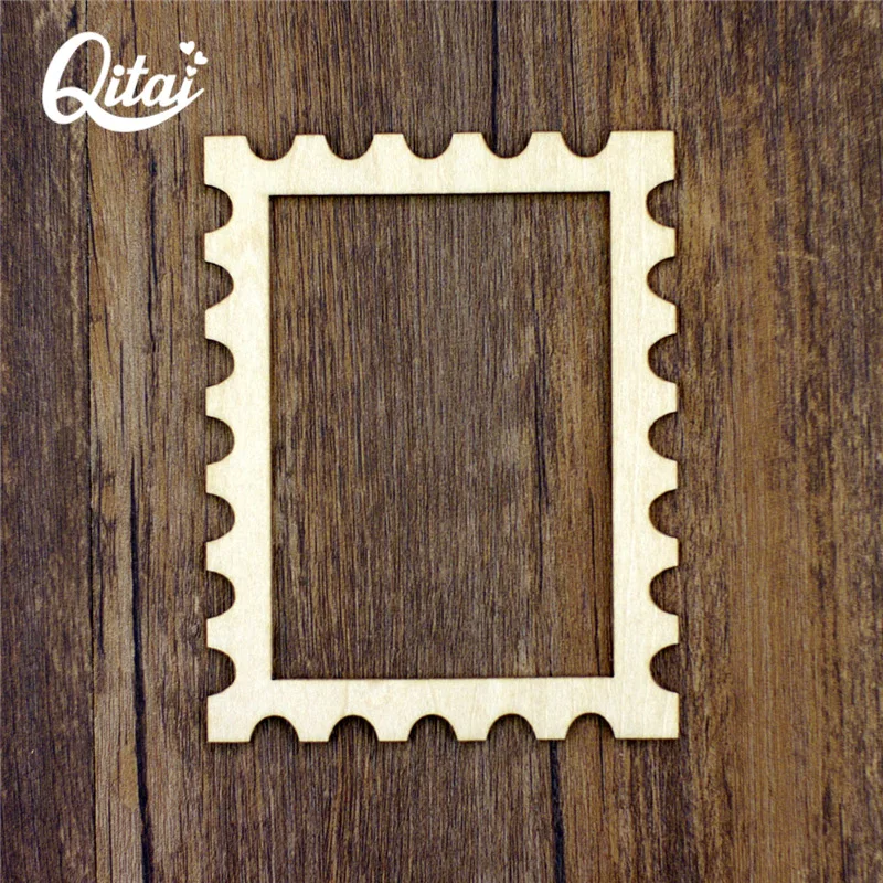 QITAI 12 шт./лот DIY товары 8 5X11 см фоторамка изделия деревянная рамка для шпона
