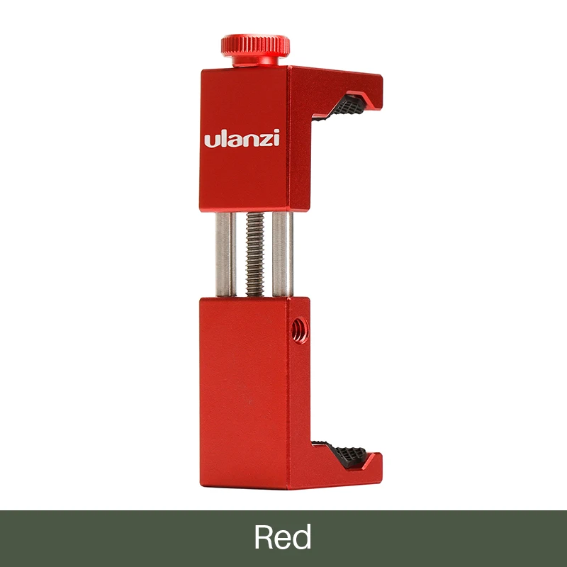 Red Адаптер для крепления штатива Ulanzi с холодным башмаком для iPhone Android, держатель для телефона 1/4, штатив, монопод, селфи-Палка для микрофона, светильник, подставка - Цвет: Red
