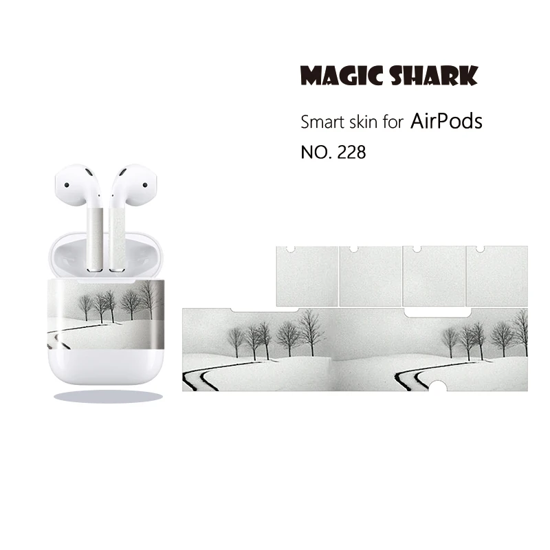 Волшебная Акула дерево небо облако красивый пейзаж ПВХ не выцветает наклейка