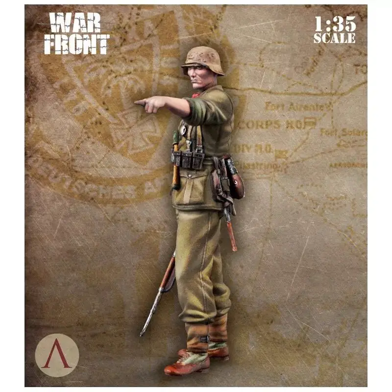 1/35(50-60 мм) каучуковый солдат модельные наборы немецкий бесцветный и самособранный DE-05