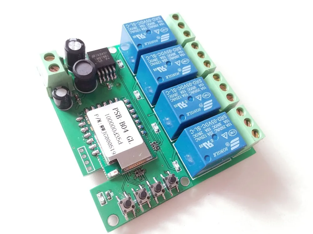 Последняя DC 7 ~ 32V 5v 12v 24v 10V с возможностью замены во время работы 4 канала smart