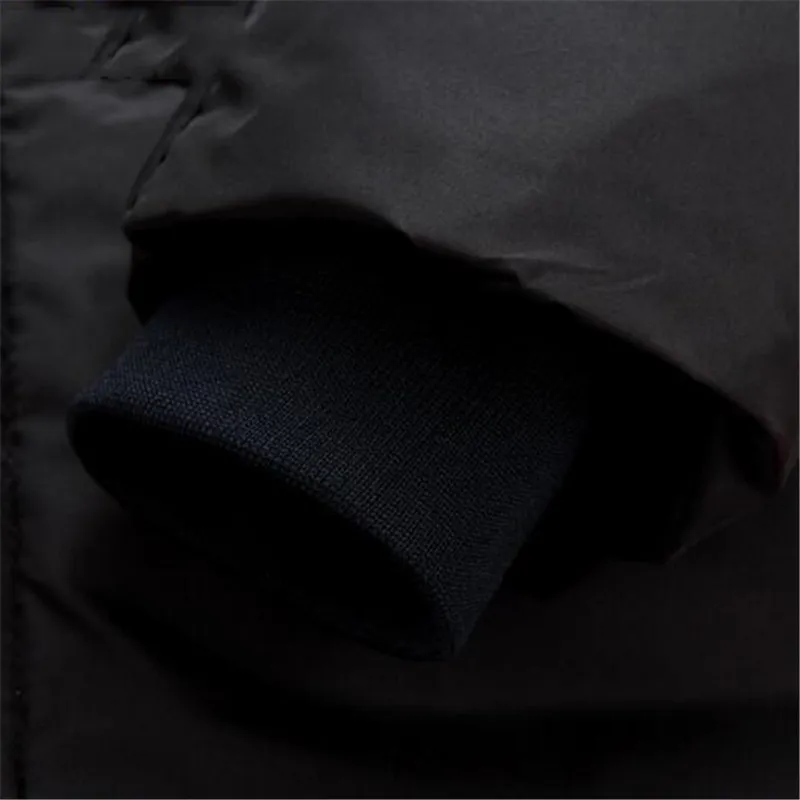 Куртка мужская длинная на белом утином пуху водонепроницаемая ветрозащитная с